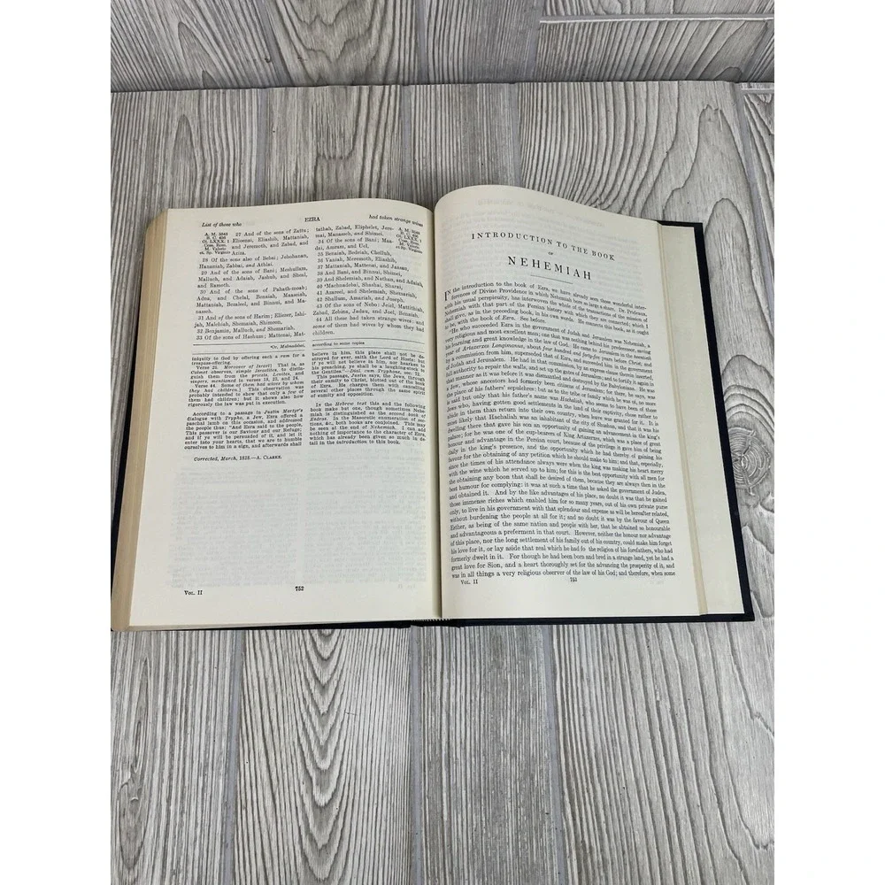 Vintage Clarke's Commentary Volume II Joshua Esther Hardcover